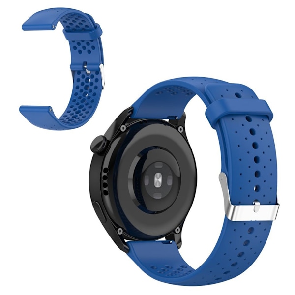 22 mm universellt justerbart klockarmband i silikon - Blå Blå