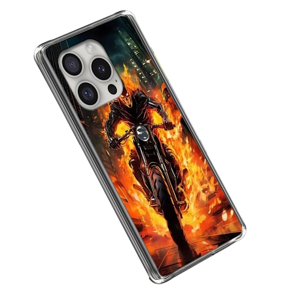 Vibe iPhone 16 Pro Max -kansi - Liekkiritar Red