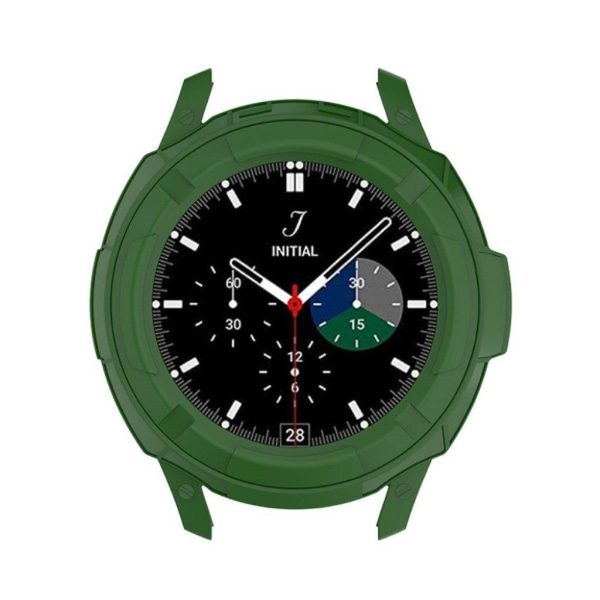 Samsung Galaxy Watch 4 Classic (46mm) ramme + drejelig bezelring - Grøn Green