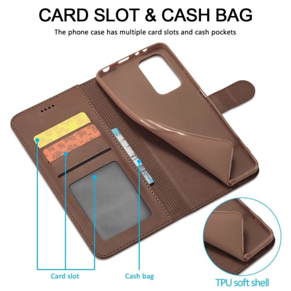 LC.IMEEKE Xiaomi 12 Pro flip etui - Brun Brown