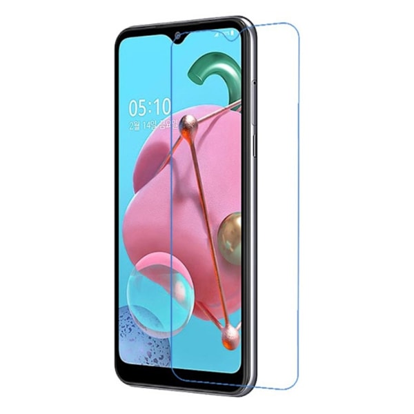 0.3mm härdat glas LG Q51 skärmskydd Transparent