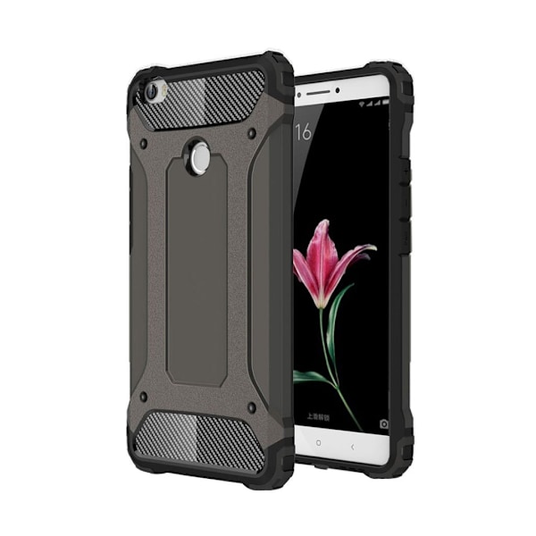Hårderåde Xiaomi Mi Max cover med beskyttende hjørner - Bronze Silver grey