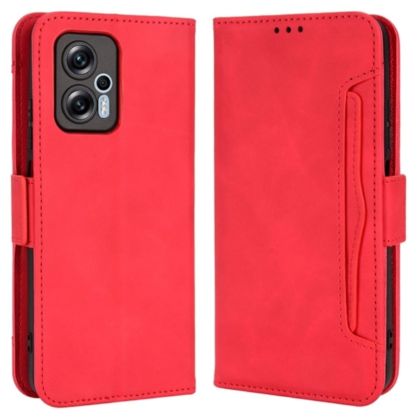 Moderni Nahkalaukku For Xiaomi Poco X4 Gt / 11t Pro Plus / 11t Pro - Punainen Red