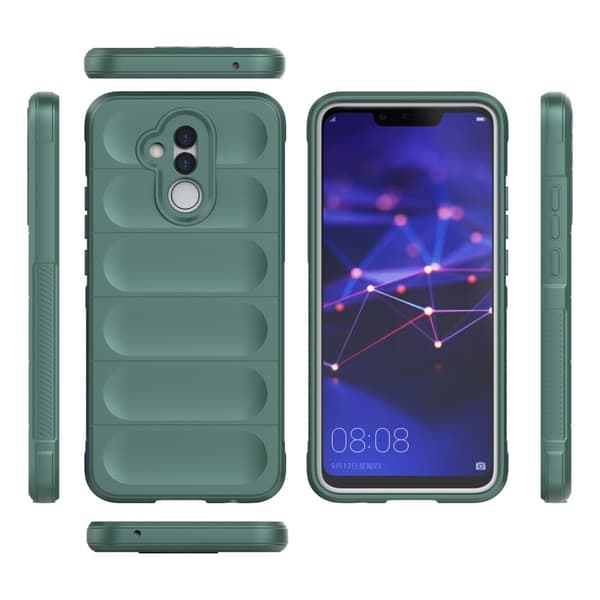 Blødt grebsformet cover til Huawei Mate 20 Lite - Grøn Green