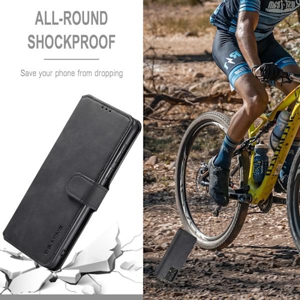 DG.MING Samsung Galaxy A73 retro etui - Sort Black