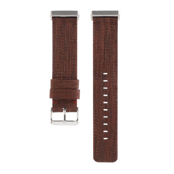Fitbit Versa 3 canvas klockarmband - brun Brun