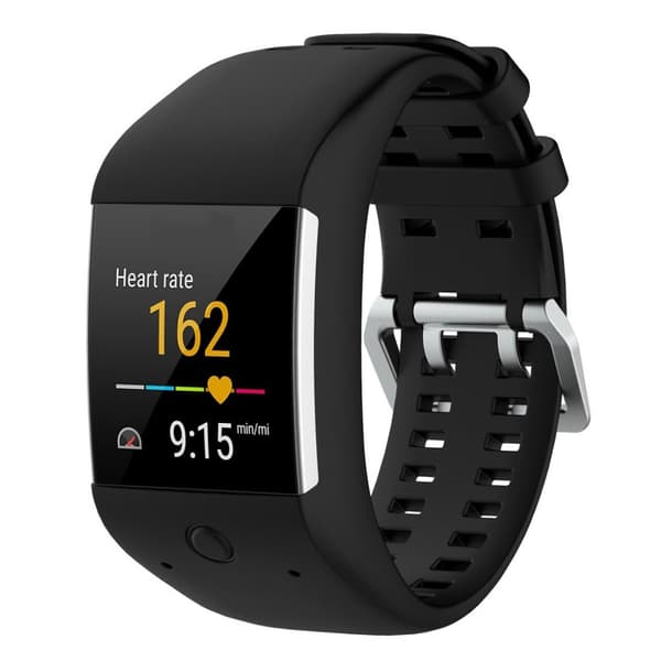 Polar M600 silikone Urrem - Sort Black