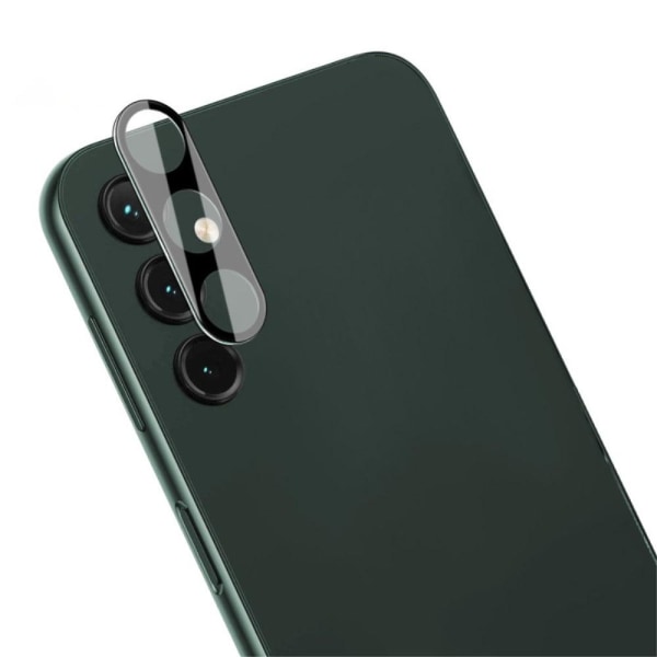 IMAK lasinen kamerasuoja akryylilinssi suojuksella Samsung Galaxy A14 - Musta Painos Black