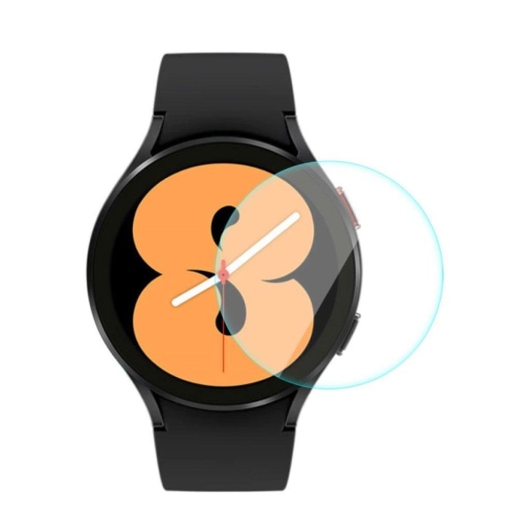 ENKAY Samsung Galaxy Watch 4 Classic (42mm) TPU cover + skærmbeskytter i hærdet glas - Sort Transparent