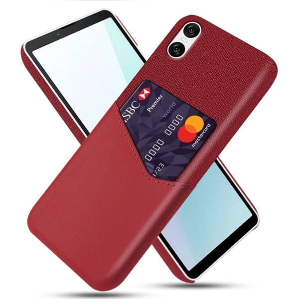 Bofink Sony Xperia 10 VI kortdeksel - Rød Red