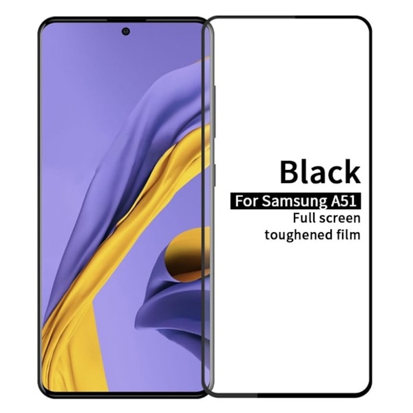 0.3mm skærmbeskyttelse i hærdet glas til Samsung Galaxy A51 Transparent