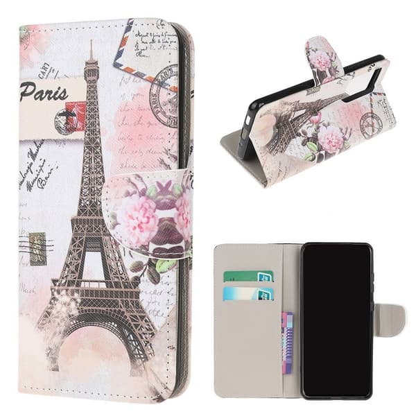 wonderland Samsung Galaxy S21 Ultra flip etui - Iron tårn Multicolor