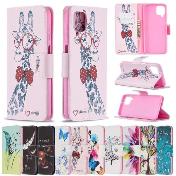 Wonderland Samsung Galaxy A12 5G Flippetui - Sjiraff Multicolor