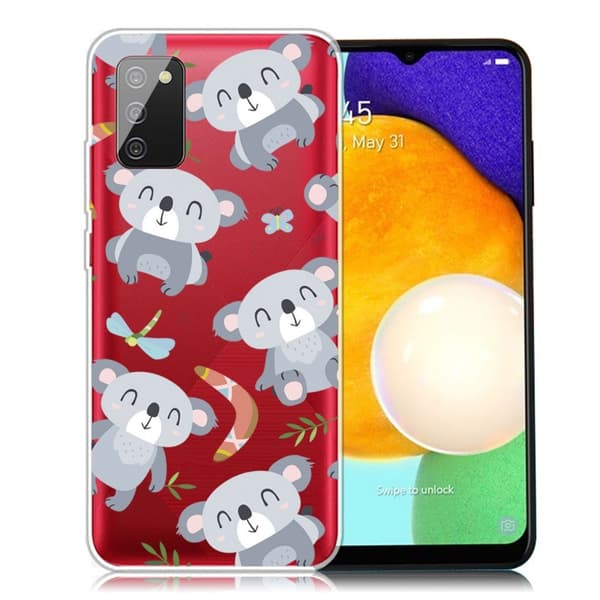 Deco Samsung Galaxy A03s skal - Koala Silvergrå