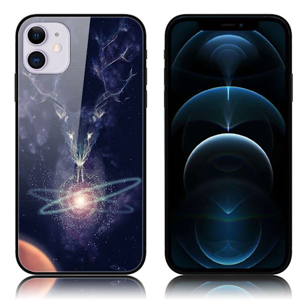 Fantasy iPhone 12 Pro / iPhone 12 kotelot - Salama Hirvi Multicolor