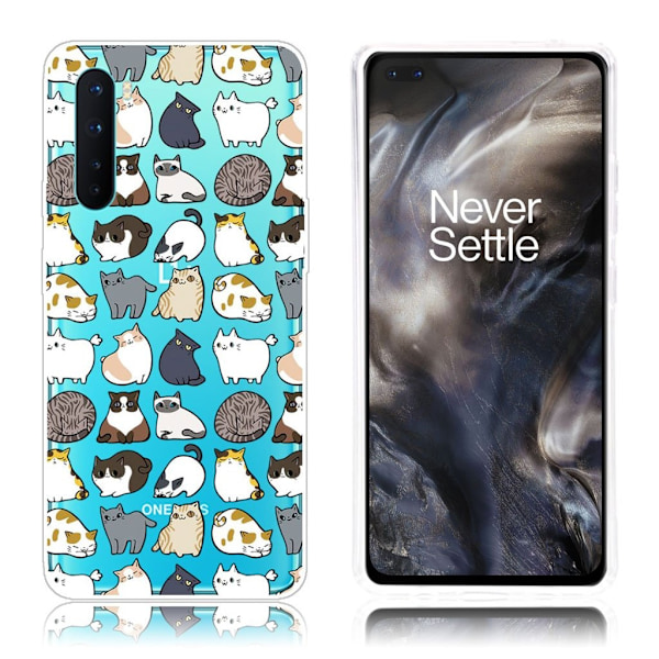 Deco Oneplus Nord Etui - Katte Multicolor