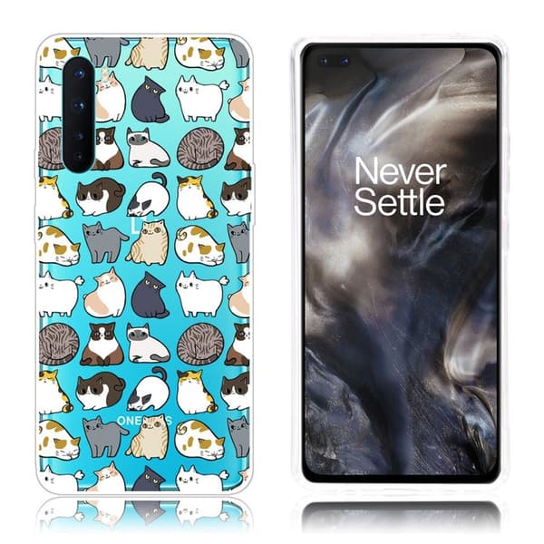 Deco Oneplus Nord Etui - Katter Multicolor