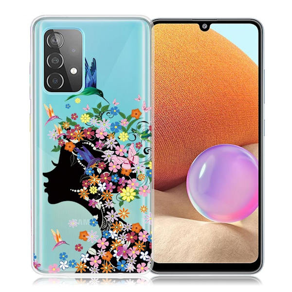Deco Samsung Galaxy A32 Etui - Skønhed Multicolor