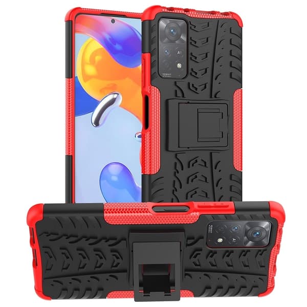 Offroad Xiaomi Redmi Note 11S 5G / Xiaomi Redmi Note 11 Pro cover - Rød Red