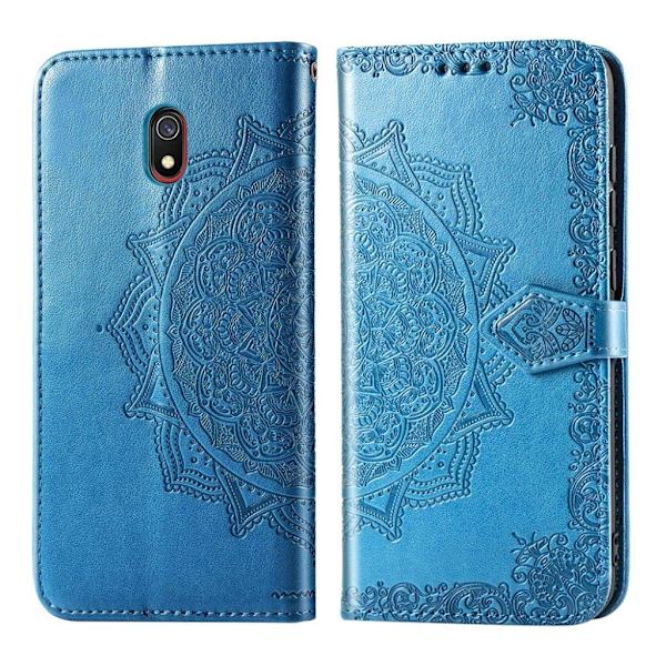 Mandala Xiaomi redmi 8A Flip case - Blå Blue