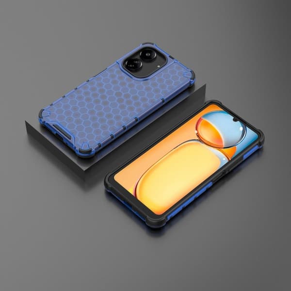 Bofink Honeycomb Xiaomi Redmi 13C / Xiaomi Poco C65 cover - Blå Blue