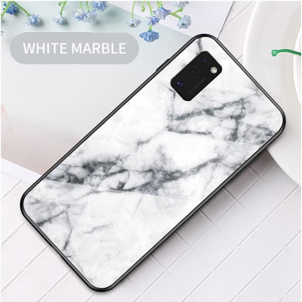 Fantasy Marble Samsung Galaxy A41 kuoret - Valkoinen White