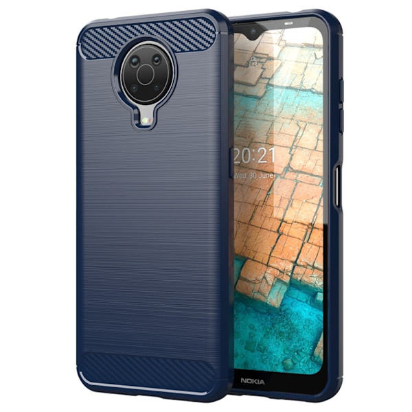 Carbon Flex Nokia G20 / Nokia G10 skal - Blå Blå