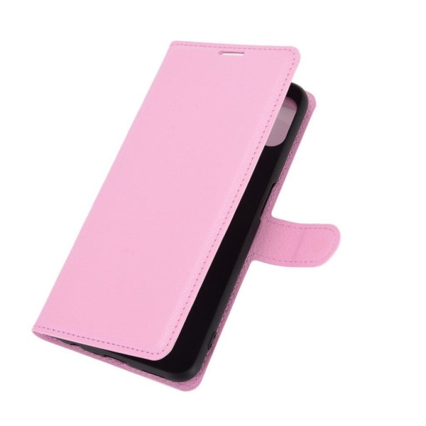 Classic Oppo A72 5G flip kuoret - Pinkki Pink