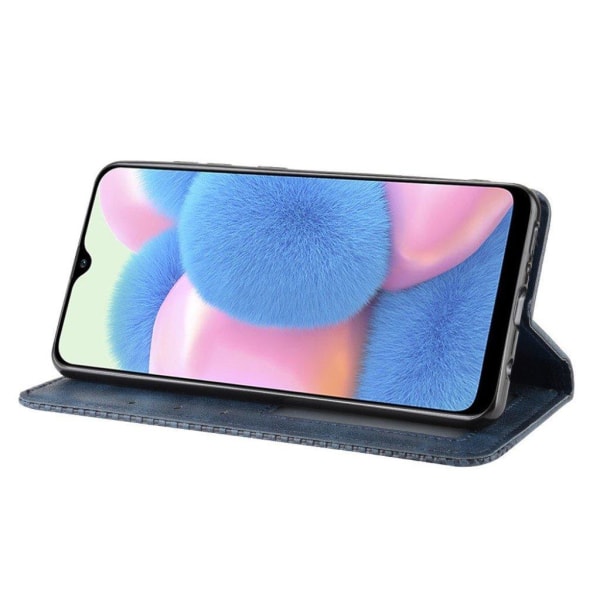 Bofink Vintage Samsung Galaxy A41 leather kotelot - Sininen Blue