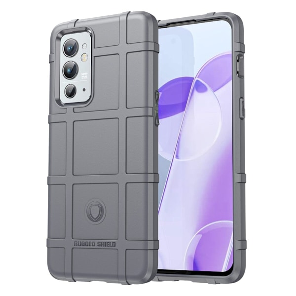 Rugged Shield OnePlus 9RT 5G skal - Silver/Grå Silvergrå