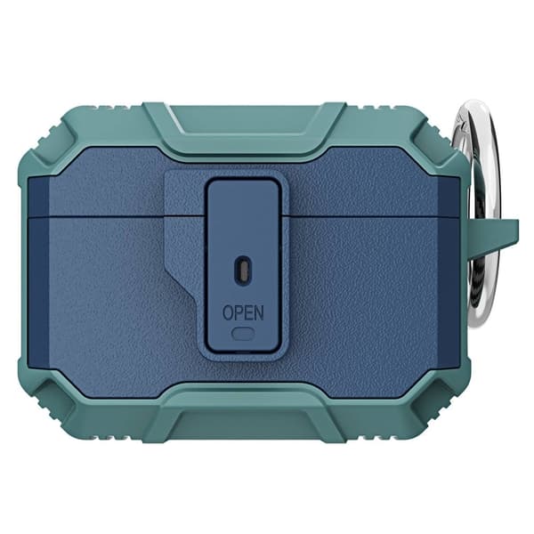 AirPods Pro -latauskotelo - Harmaanvihreä / Safiiri Blue