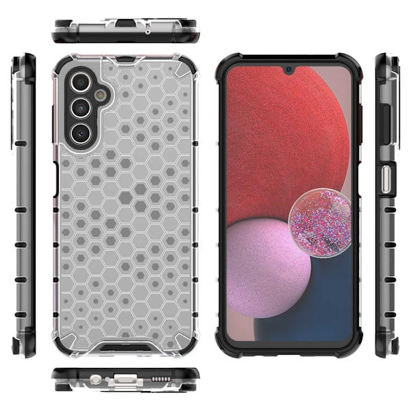 Bofink Honeycomb Samsung Galaxy A14 skal - Silver/Grå Silvergrå