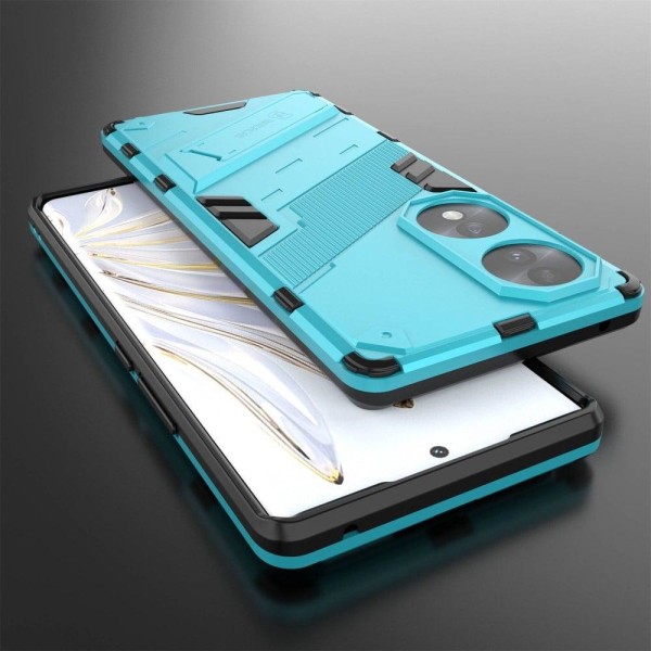 Shockproof Hybrid Suojakuori With A Modern Touch For Honor 70 - Blue