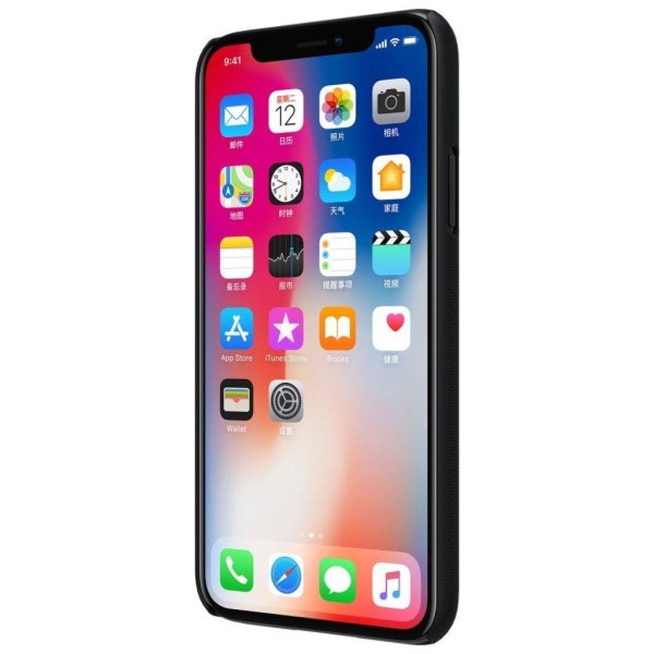 NILLKIN iPhone X Skal med öppning för Apple märket - Svart Svart