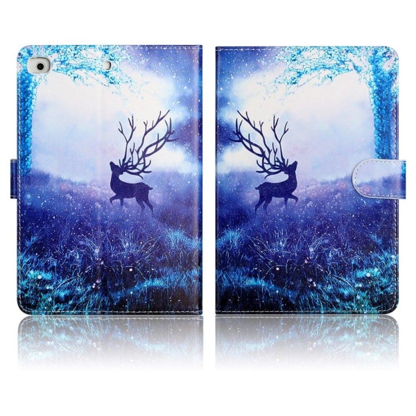 iPad Mini (2019) pattern leather flip case - Elk Blue