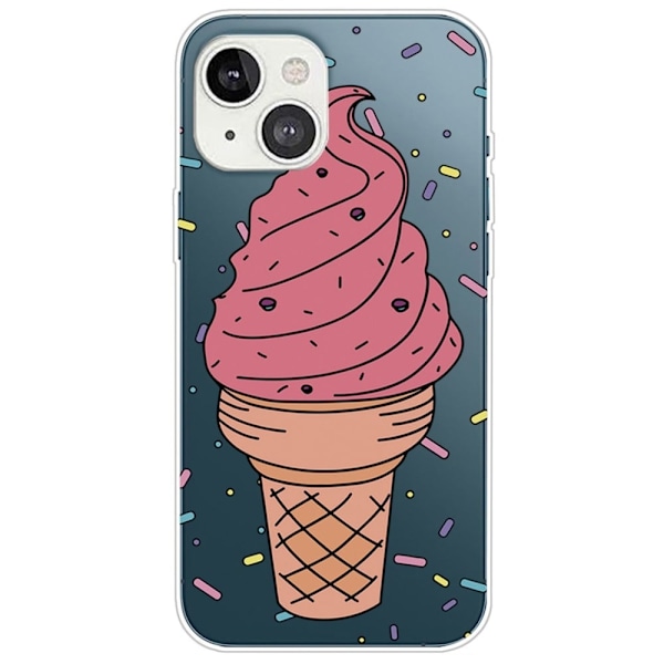 Deco iPhone 14 Plus skal - Glass Rosa
