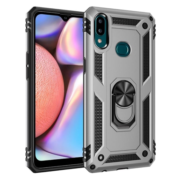 Bofink Combat Samsung Galaxy A10s cover – Sølv Silver grey