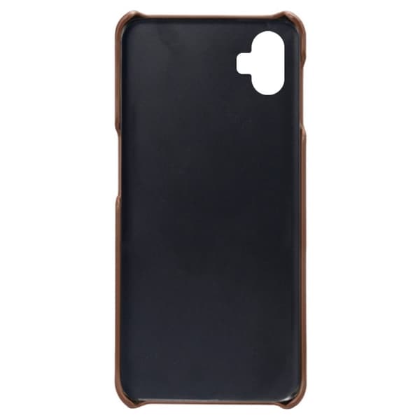Dual Card Etui Samsung Galaxy A04 - Brun Brown