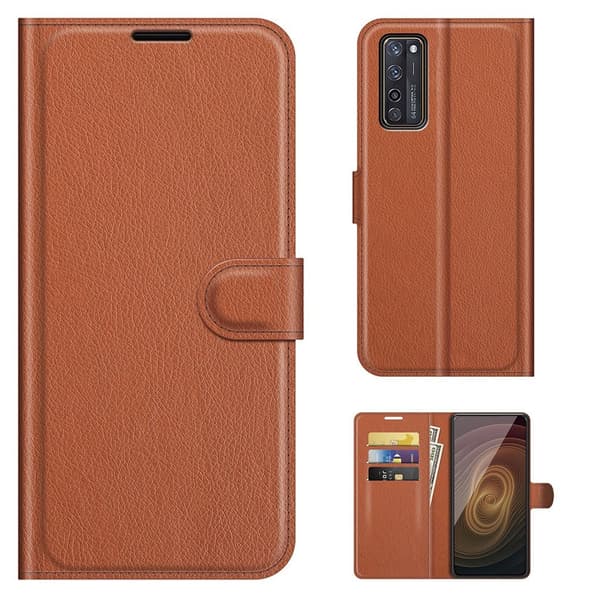 Classic ZTE Axon 20 5G / Axon 20 4g Flippetui - Brun Brown