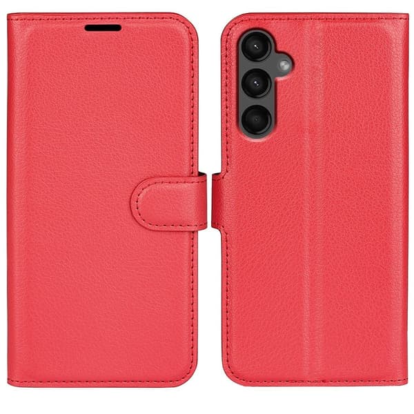 Classic Samsung Galaxy A15 Läppäkotelo - Punainen Red