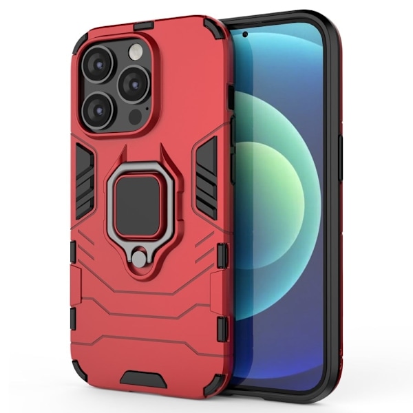 Ring Guard -kotelo - iPhone 14 Pro - Punainen Red