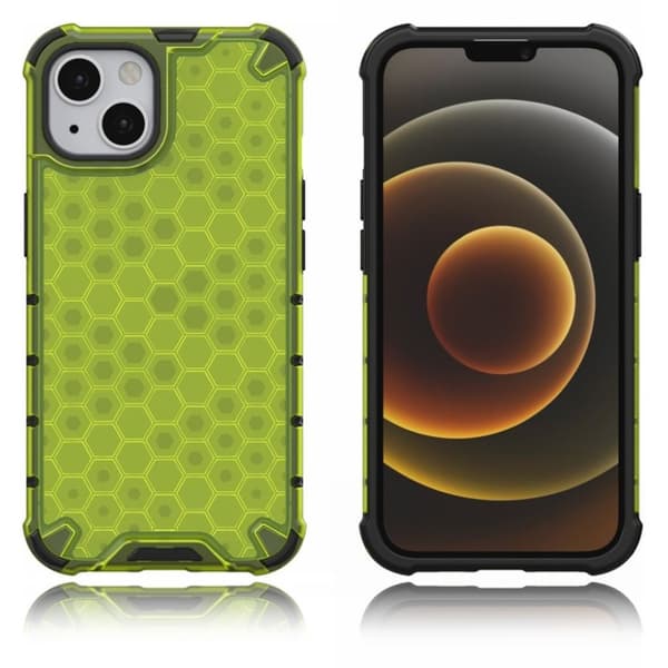 Bofink Honeycomb iPhone 13 Suojakotelo - Vihreä Green