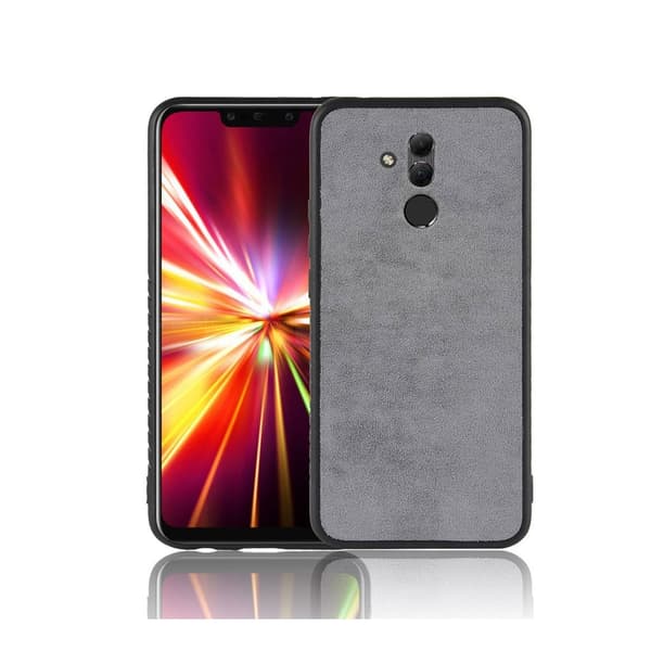 Huawei Mate 20 Lite beskyttelses deksel av hybrid materiale - Grå Silver grey