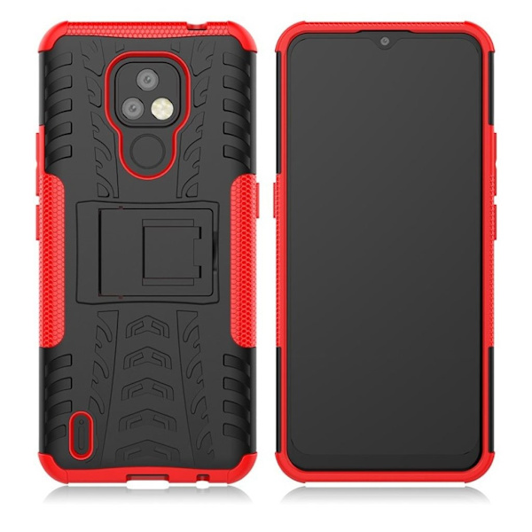 Offroad case - Motorola Moto E7 - Rød Red