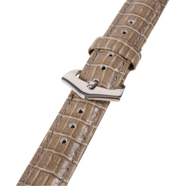 Apple Watch 44mm unik urrem i ægte læder - Lysebrun Brown