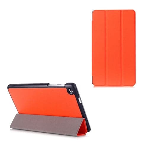Gaarder Lines Huawei MediaPad M1 8.0 lær flipp etui - Orange Orange