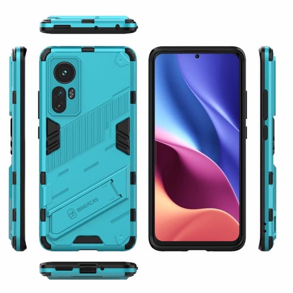 Stöttåligt Xiaomi 12 / Xiaomi 12X hybridskal - Blå Blå