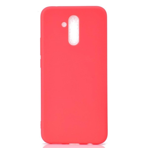 Huawei Mate 20 Lite matta pintainen silikooni muovinen takasuoja Red