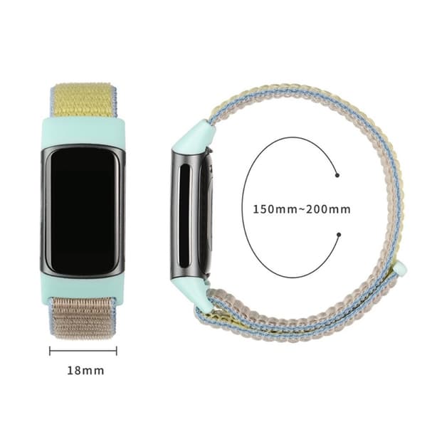 Fitbit Charge 5 nylonhihna - Valtameren Sininen Blue