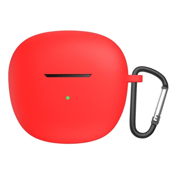 QCY HT03 liquid silicone case with carabiner - Red Red